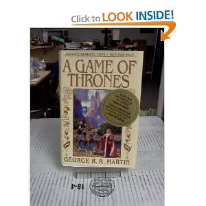  A Game of Thrones George R.R. MARTIN Books