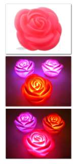 LED Pink Rose Light Lamp Wedding Christmas Decor New  
