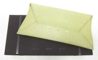 NIB VBG Gold Metallic Leather Envelope Clutch Handbag  