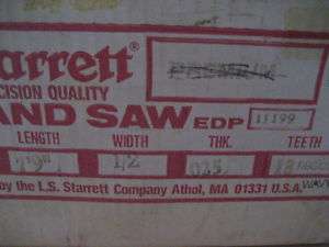 STARRETT 79 X 1/2 18REG BAND SAWBLADE (A92 1)  