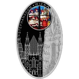 Niue 2010 1$ Gothic Cathedrals Stephansdom Wien 28,28g Silver Coin 