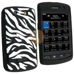  Durable Flexible Soft Laser Zebra Silicone Skin Cover Case 