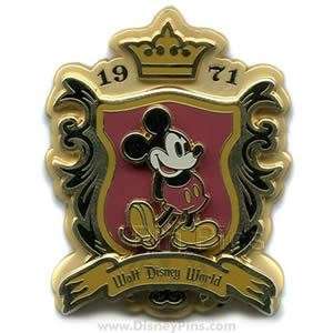 Mickey Mouse   WDW Classic 1971 Logo   Disney Pin  