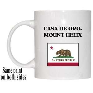  US State Flag   CASA DE ORO MOUNT HELIX, California (CA 