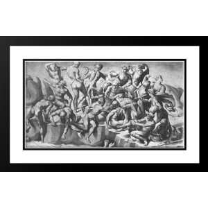   Framed and Double Matted Battle of Cascina (part)