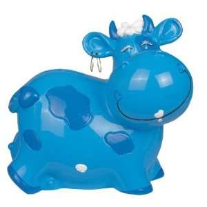   with Dark Blue and White Spots Collectible Money Bank