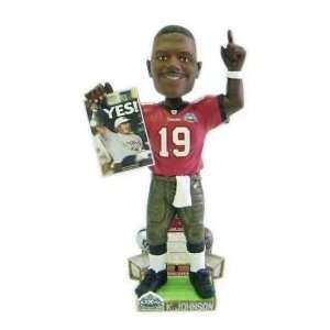   Johnson Super Bowl 37 Champ Forever Collectibles Bobble Head Sports