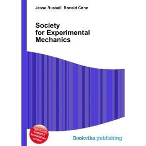  Society for Experimental Mechanics Ronald Cohn Jesse 
