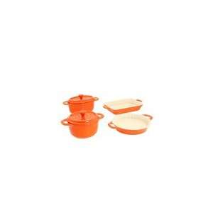  Staub Mini Ceramic Set   Orange