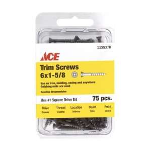   Gilmour ACE TRIM SCREWS Use on trim, molding, casing