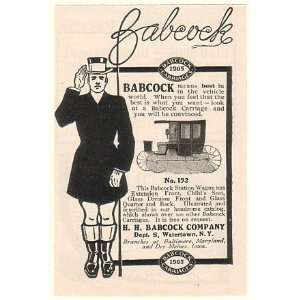   1905 Babcock Carriage Station Wagon Print Ad (49027)