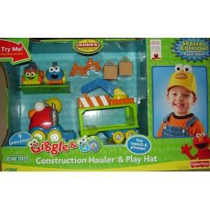  Sesame Street giggle & Go Construction Hauler & Play Hat 