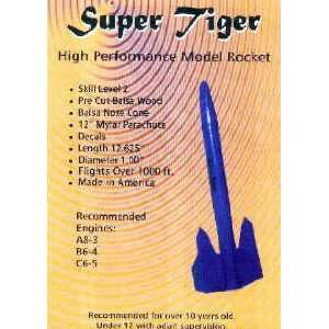  Starlight Super Tiger Model Rocket Kit Toys & Games