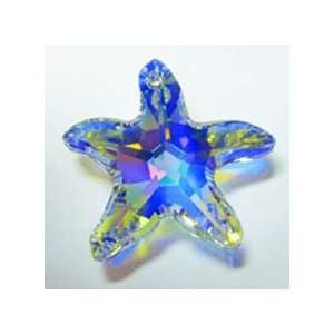  6721 Starfish Pendant 28MM Crystal AB