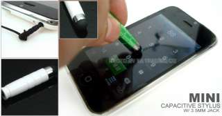 5mm Plug Capacitive ( White Mini Stylus ) Touch Pen For Motorola 