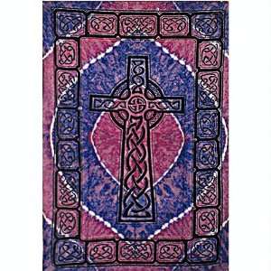  Tapestry/wall Hanging/bed Cover, Cross, Multi, 100% Cotton 