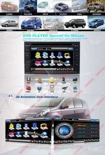 HD Car DVD Player GPS NAV TV  FM BLUETOOTH For Nissan Frontier 