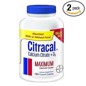 Citracal Citracal Calcium Citrate with Vitamin D Maximum, Coated 