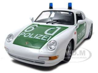 PORSCHE 911 CARRERA POLICE 124 DIECAST MODEL CAR  