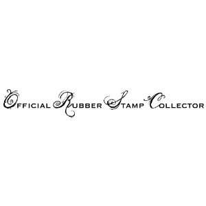    Studio 490 Red Rubber Stamp Offical Collector