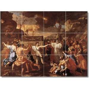  Nicholas Poussin Mythology Floor Tile Mural 25  36x48 