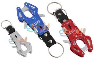 Durable Climb Hook Carabiner Clip Lock Keyring Keychain  