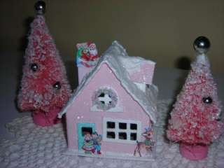 Shabby Cupcake Chic sprinkles pink mixer Christmas ornaments Simply 