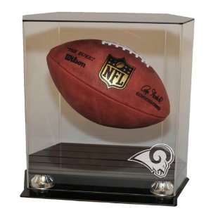 St. Louis Rams Double Floating Football Display Case 