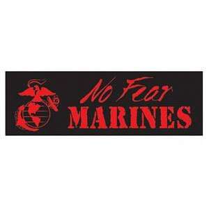  No Fear Marines Bumper Sticker