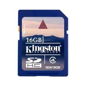  New Kingston 16G SD Card SDHC Class4 SD4/16GB Electronics