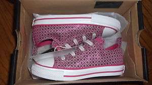 NEW GIRLS SHOE TODDLER BABY CONVERSE CARMINE STRETCH OX  