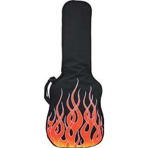 Ace Gragix Elect Gtr Bag Flames Musical Instruments