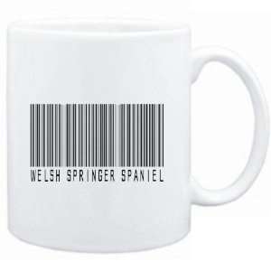   Mug White  Welsh Springer Spaniel BARCODE  Dogs