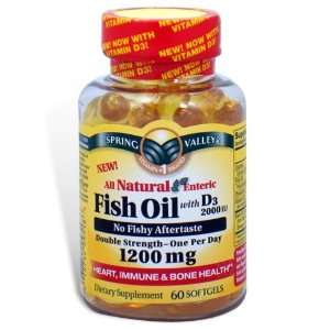  Spring Valley   Fish Oil 1200 mg with Vitamin D3 2000 IU 