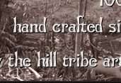 Hill Tribe   Silver Forest Flowers   Tribal Earrings    