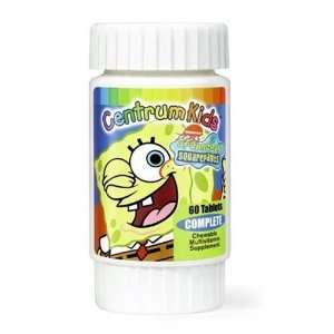 Centrum Complete Multivitamin Spongebob Squarepants Chewable Tablets 