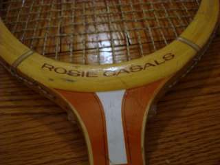 Antique Wood Tennis Racquet Racket Spalding With Case Vintage  