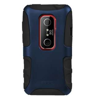 Seidio ACTIVE Case 2 Layer Protection for HTC EVO 3D Blue CSK3HEV3D BL 