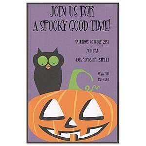  Hoot Spooks Invitation Holiday Invitations Health 