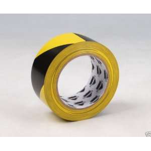  (16 Rls) 3 Inch Black/yellow Aisle Marking PVC Safety 