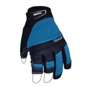  Cestus Three5TM Fingerless Work Glove, Blue, XXL