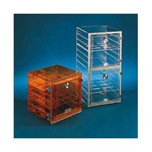   Mounted Cabinets, Amber Acrylic, Acrylic, Plas Labs   Model 860 CGA/10