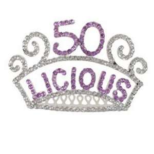  50th Birthday Tiara Fifty licious Toys & Games