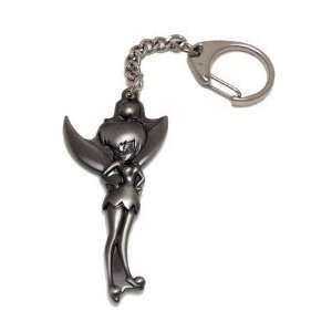    Tinker Bell Hands on Waist Pewter Key Chain