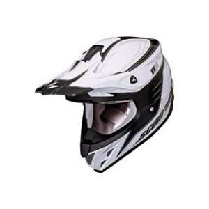  SCORPION VX 34 SPIKE HELMET (X LARGE) (WHITE) Automotive