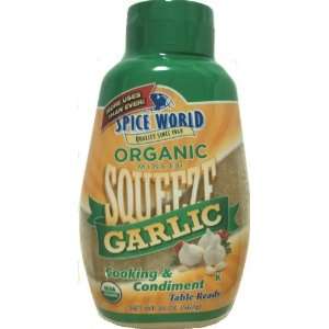  Spice World Organic Minced Squeeze Garlic 20 Oz 