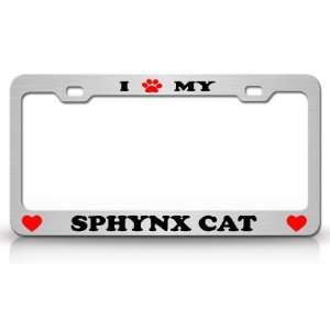  I PAW MY SPHYNX Cat Pet Animal High Quality STEEL /METAL 