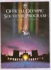 olympic souvenir program  