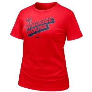  Nike Houston Cougars Ladies Red Local T shirt Sports 