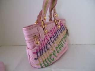 CUTE JUICY COUTURE PINK GIRLY HANDBAG PREOWNED  